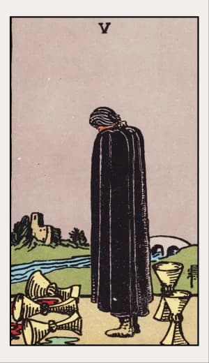 Five of Cups