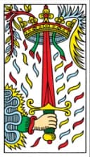 Ace of Swords Tarot de Marseille