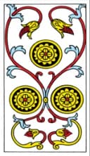 Three of Pentacles Tarot de Marseille
