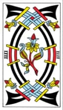 Four of Swords Tarot de Marseille