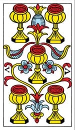Five of Cups Tarot de Marseille