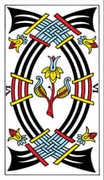 Six of Swords Tarot de Marseille