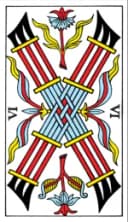 Six of Wands Tarot de Marseille