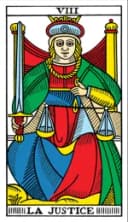 Justice Tarot de Marseille