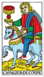 Knight of Cups Tarot de Marseille