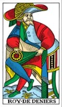 King of Pentacles Tarot de Marseille