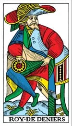 King of Pentacles Tarot de Marseille