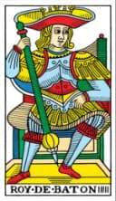 King of Wands Tarot de Marseille
