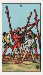 Five of Wands
