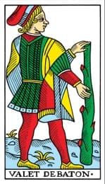 Page of Wands Tarot de Marseille