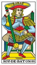 King of Wands Tarot de Marseille